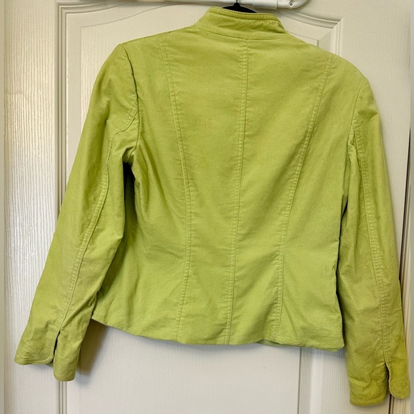 STYLE & CO WOMEN JACKET SIZE 2P STRETCH APPLE GREEN - Picture 6 of 8